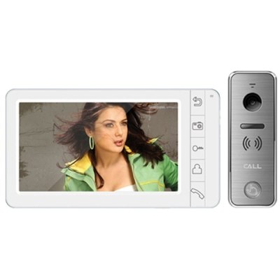 CVH mühəndislik 17041EBM 7" Video Səs ucaldan 1-Paket Villa Dəsti (4 kabel)